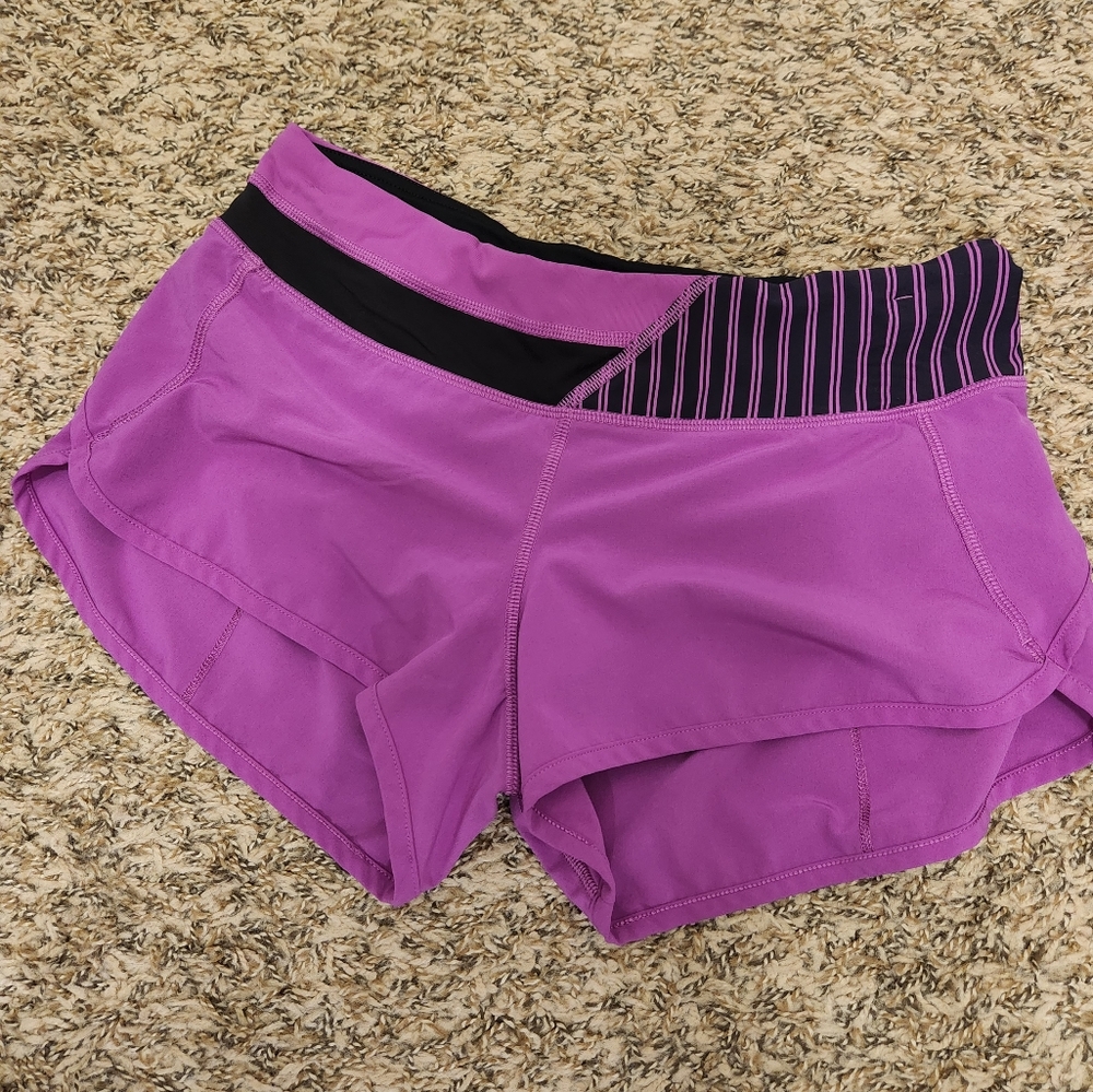Purple Lululemon Shorts